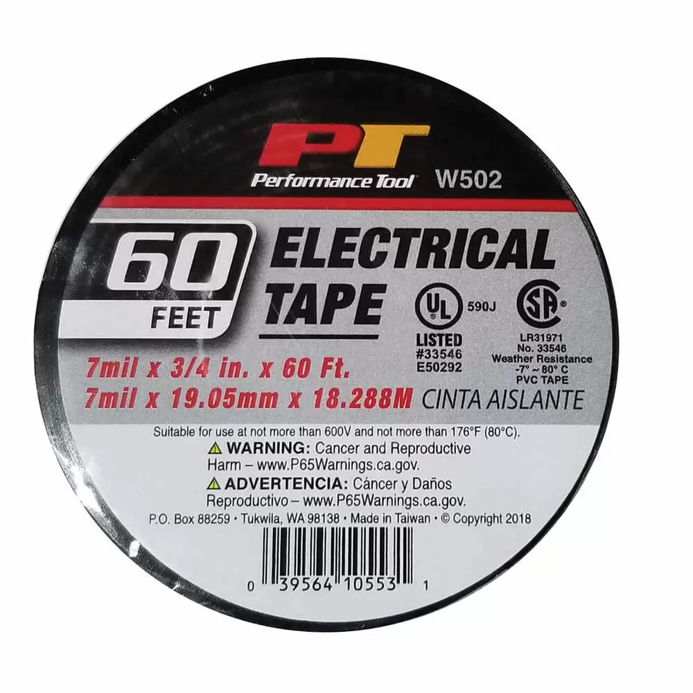 Electrical Tape, Black | Mill Supply, Inc.
