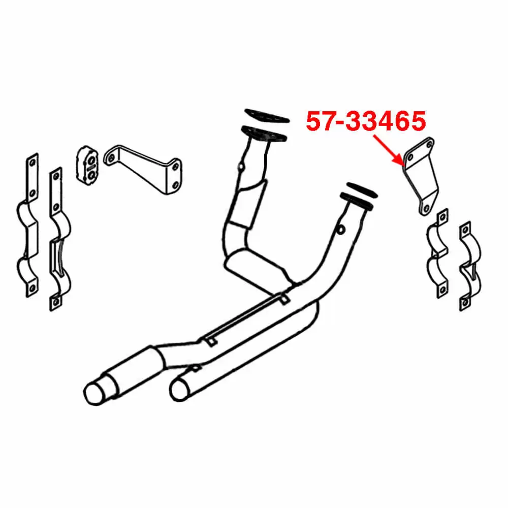 Exhaust Support Bracket - Fits Freightliner