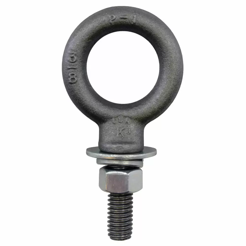 Eye bolt with nut and lock washer