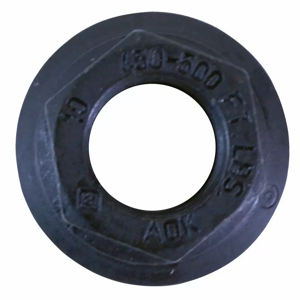 Flanged Flat Face Wheel Lug Nut, Hex:33mm - M22-1.5 Thread