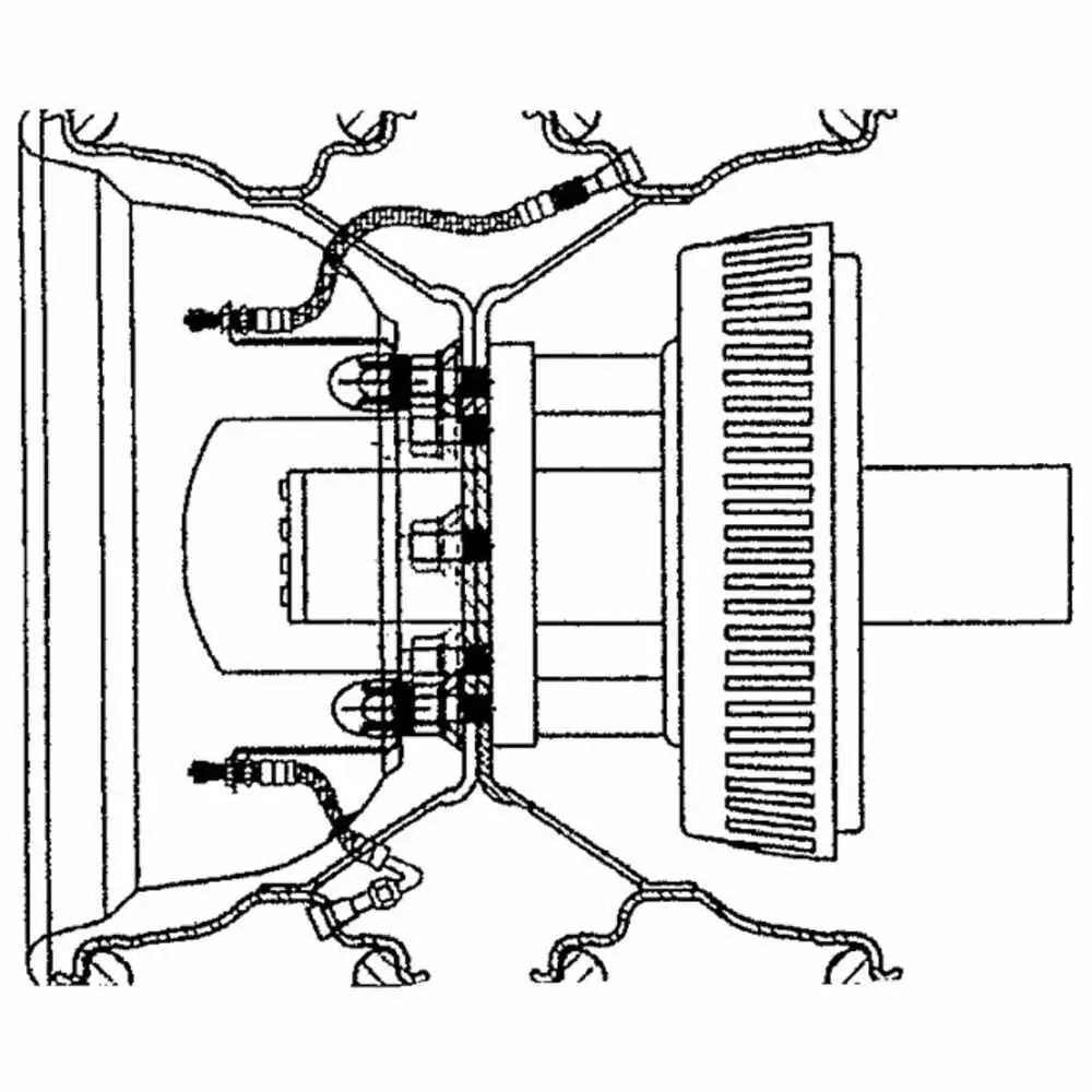 Four Hose Valve Stem Extensions with Heavy Duty Brackets Phoenix AML2