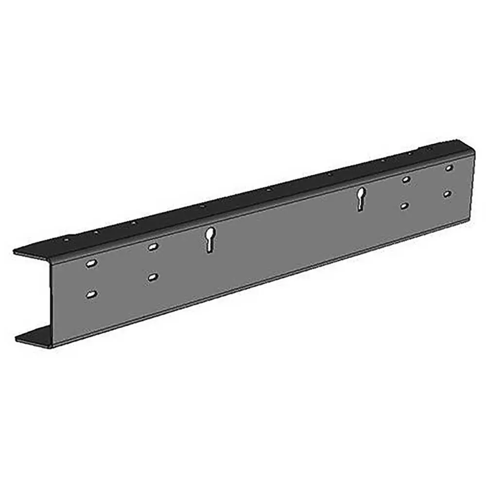 Front Bumper Channel Mounting, E-Coat Black - Fits Ford F59, E-Series & Freightliner