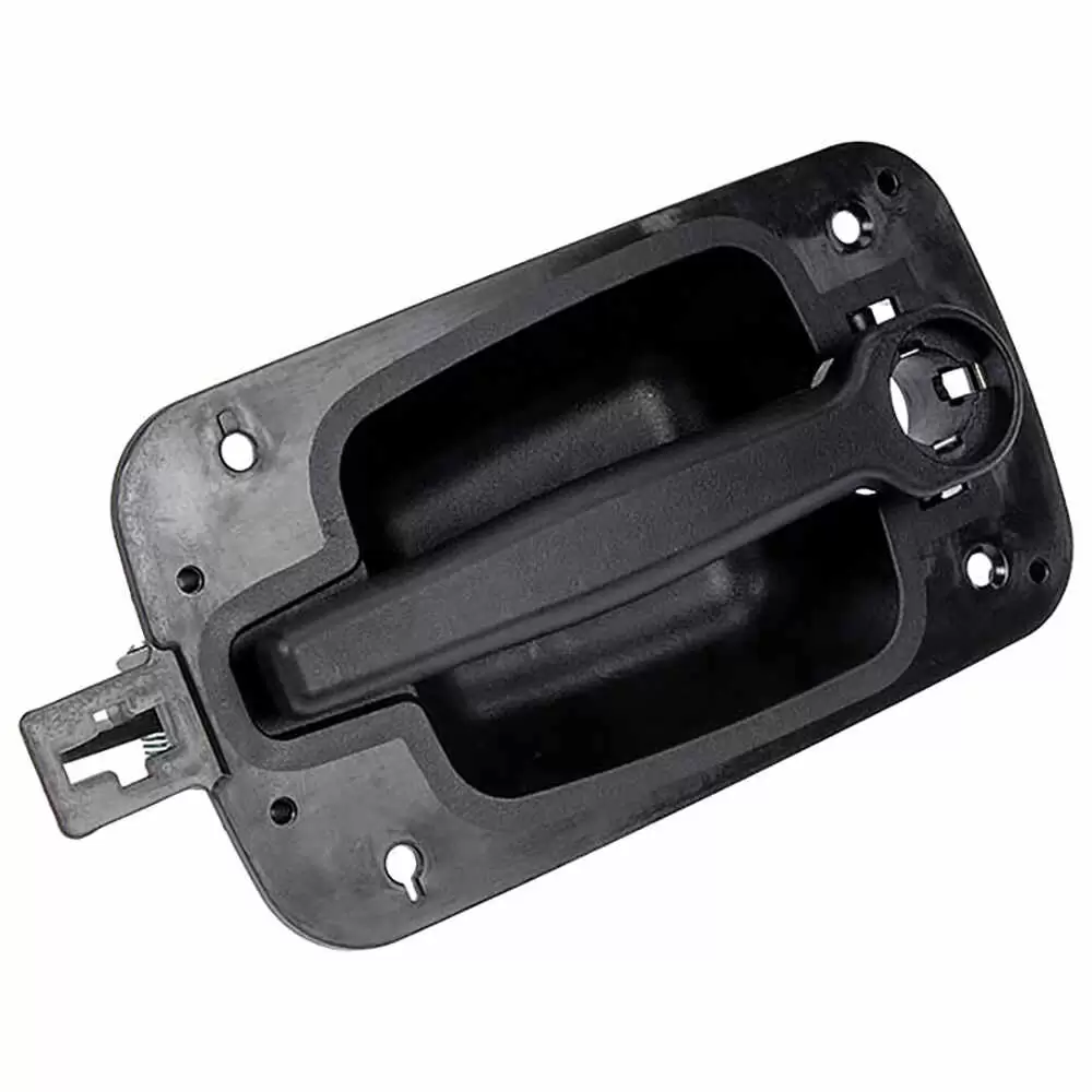 Front Exterior Door Handle, Black - Right Side