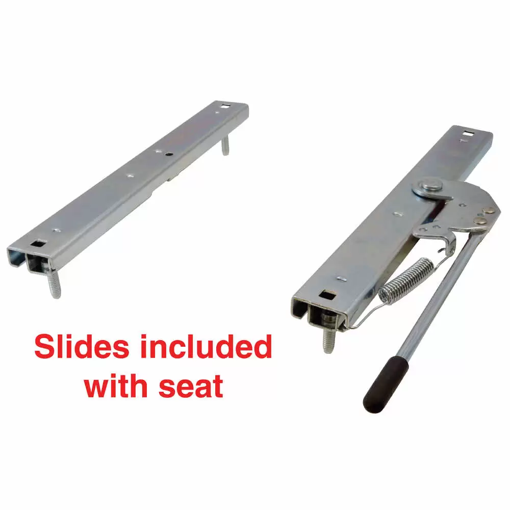 Gray Cloth High Back Seat with Slides