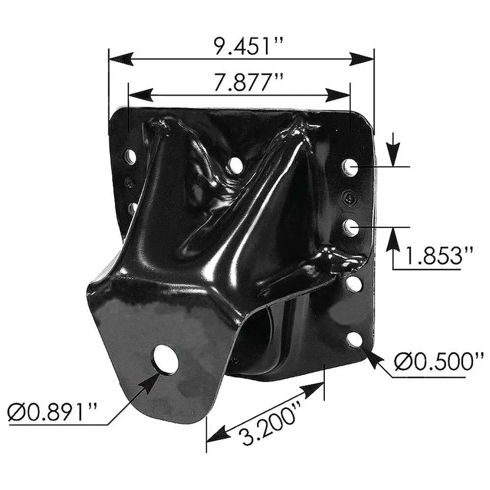 Hanger, Front of Rear fits Left or Right