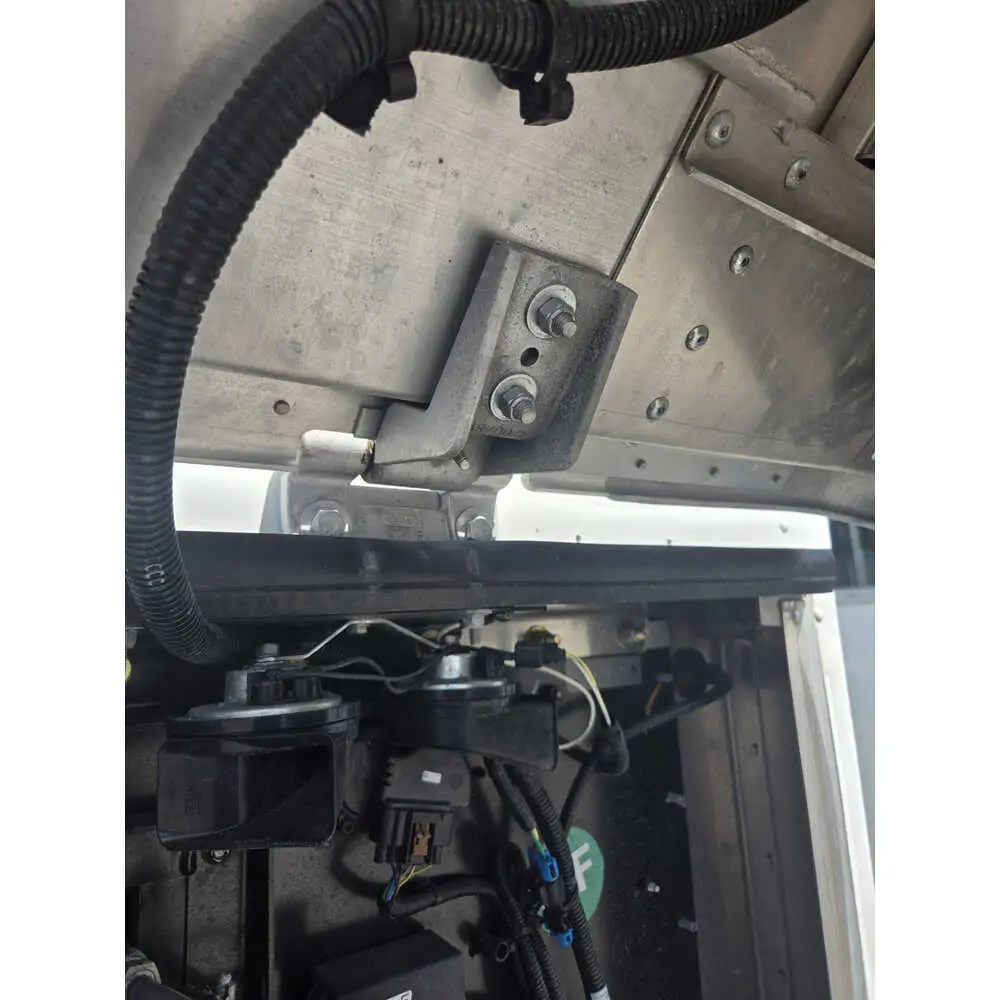 Heavy-Duty Cast Hood Hinge with Grease Fitting - Fits Morgan Olson