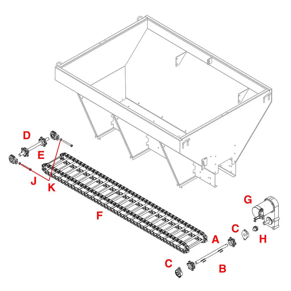 Hex Nut - 5/8"-11 x 11/32" SST - Buyers SaltDogg 