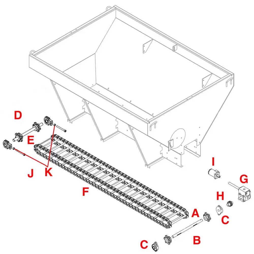 Hex Nut - 5/8"-11 x 11/32" SST - Buyers SaltDogg 