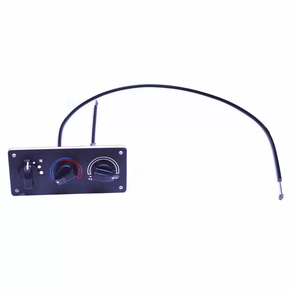 Horizontal, 3-Dial rotary-style cable heater control