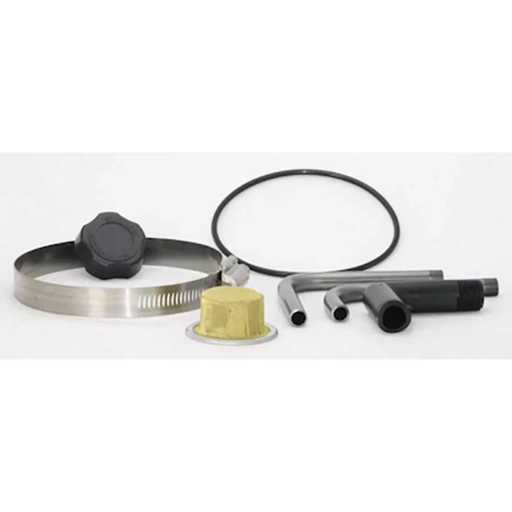 Horizontal Plastic Hydraulic Pump Reservoir fits Monarch, 6.75" x 6.75" x 9", 203 Cubic Inch Usable, 0.88 Gallon Usable
