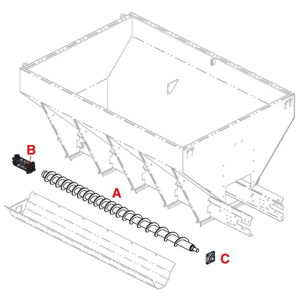 Hydraulic Motor - 990 CC Splined Shaft - Buyers Salt Dogg