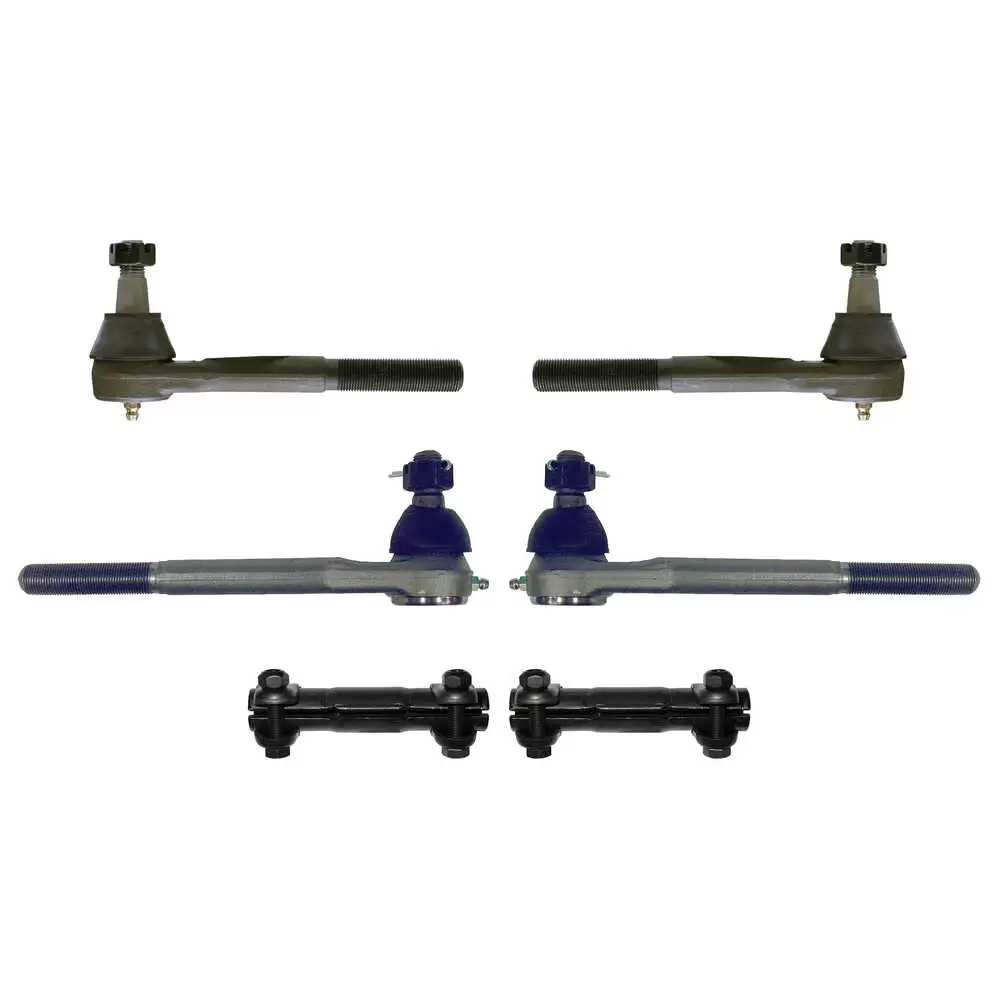 Inner & Outer Tie Rod Steering Linkage Kit for Independent Suspension - Fits 1973-2003 GM / Workhorse Chassis