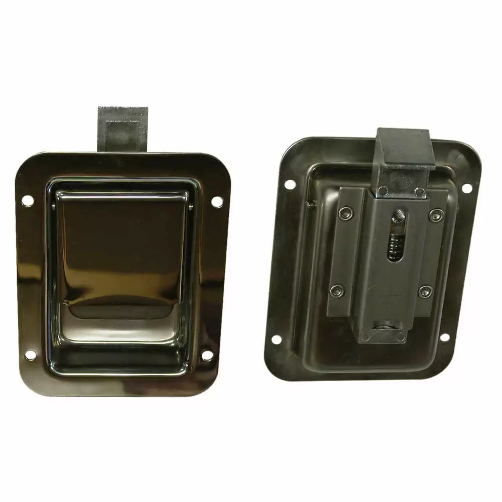 Junior Size Flush Stainless Steel Non-Locking Latch