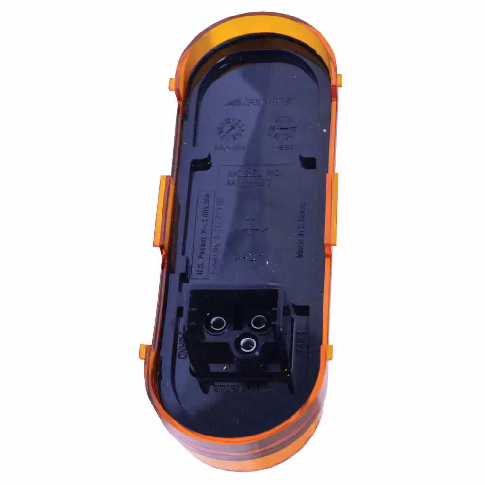 LED 6" Oval Light Amber Light, 42 LED's