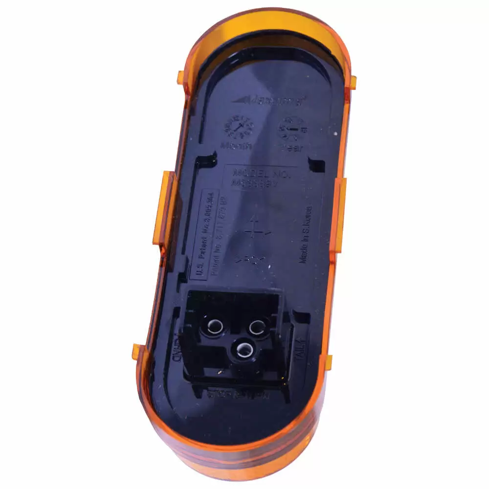 LED 6" Oval Yellow Light, 9 LED's