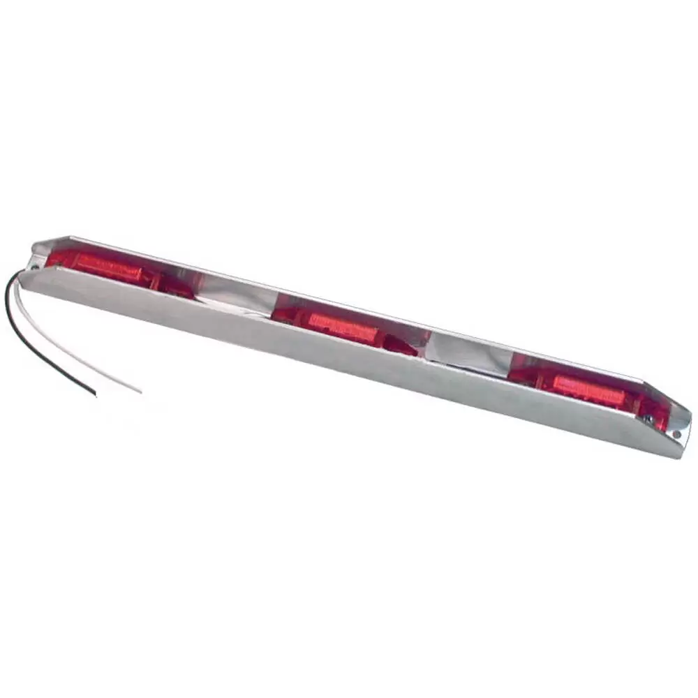 LED Aluminum Light Bar - Red - 17" x 1" - Truck-Lite 35740R