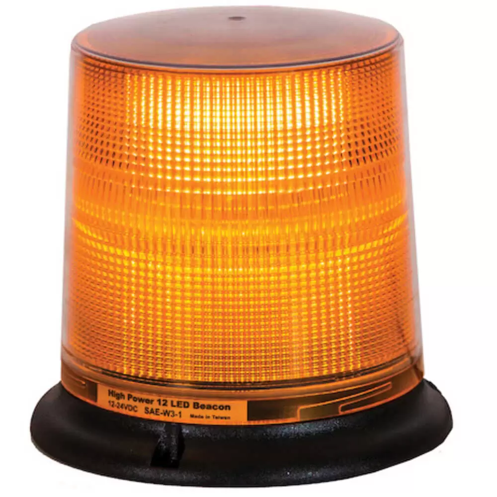 LED Class 1 Warning Beacon - 6.5" Tall - Magnetic Mount