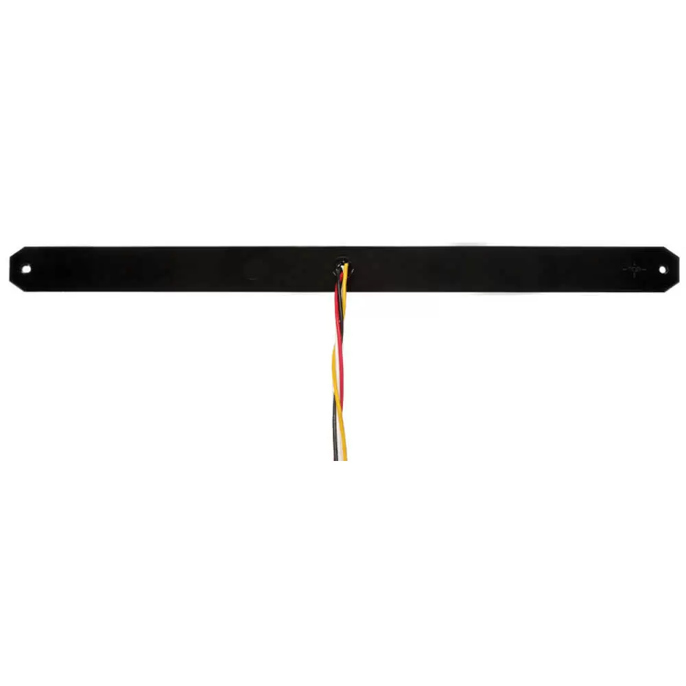 LED Hybrid combination stop/tail/turn & back up, red with Clear lens - 1" x 17"