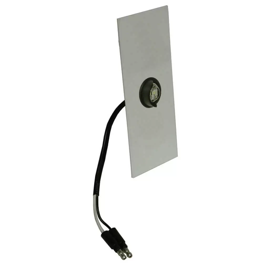 LED License Light Side Plate with Light and Grommet