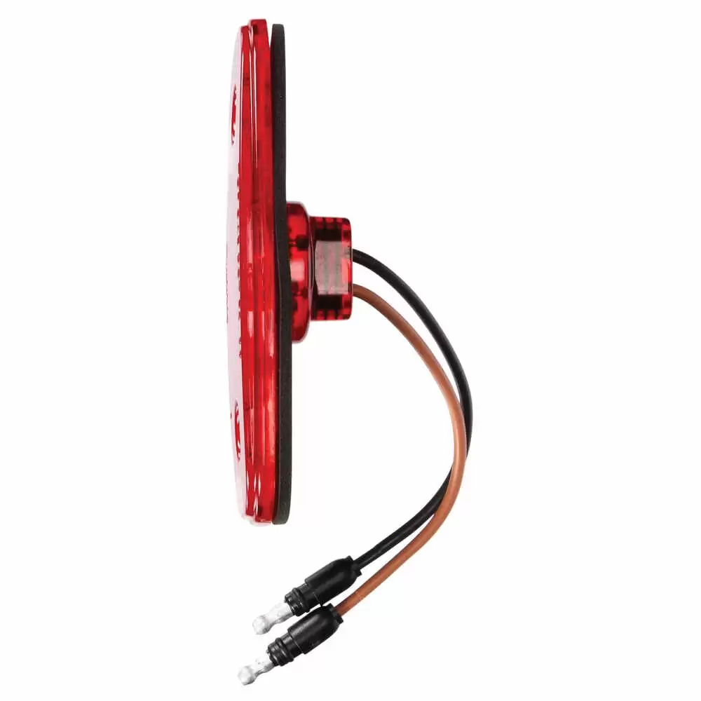 thumbnail image 2 of Truck-Lite 1233 Red Side Marker Light Assembly – Clearance/Marker Light With Cats Eye 9077 Lens, Bulbs Included 2 of 6