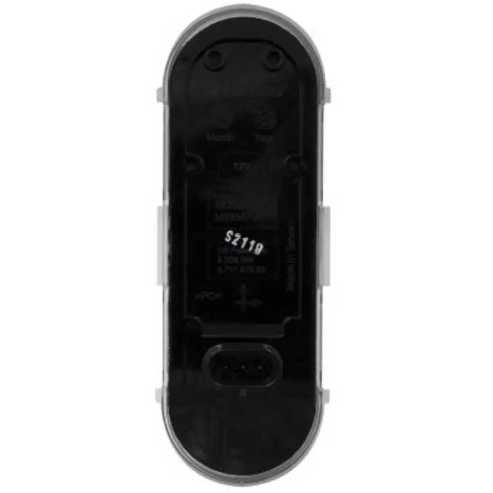 LED Oval back up lights only with AMP Connector, 9 LEDs
