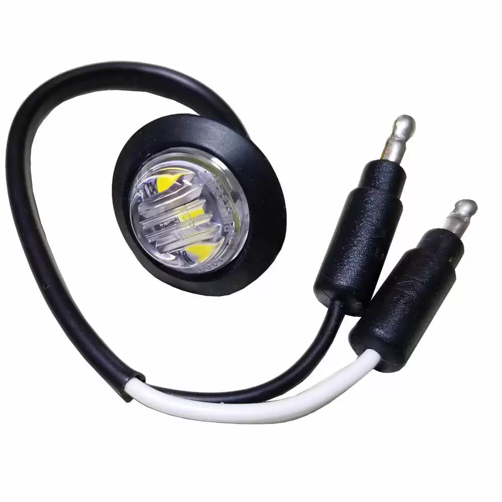 LED Single Light with clear lens 3/4"