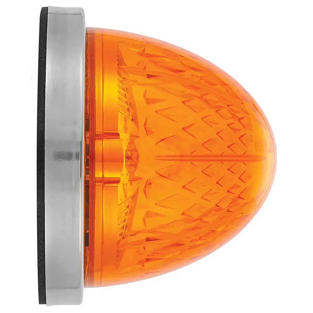 LED Watermelon Clearance Marker Light - Amber Lens