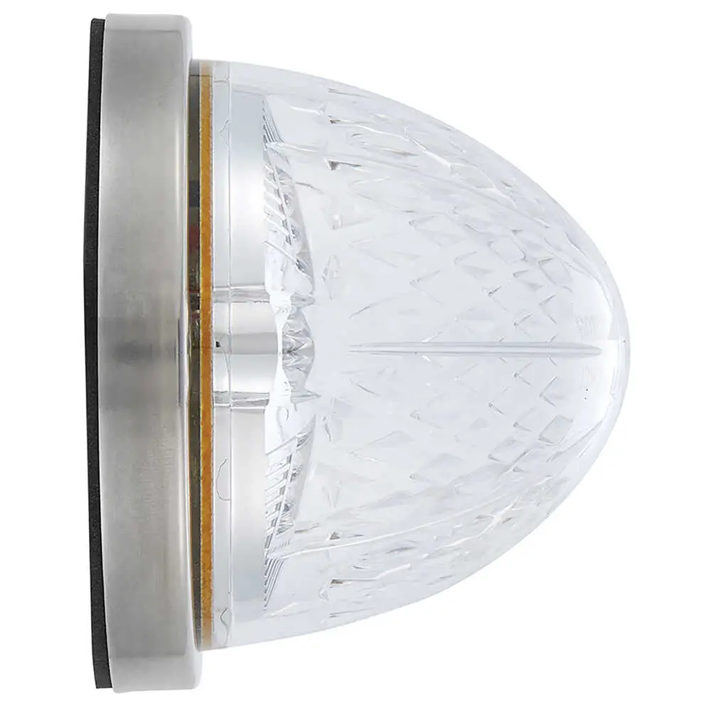 LED Watermelon Clearance Marker Light - Red Clear Lens