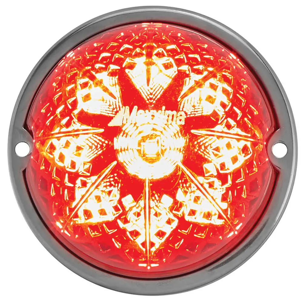 LED Watermelon Clearance Marker Light - Red Lens