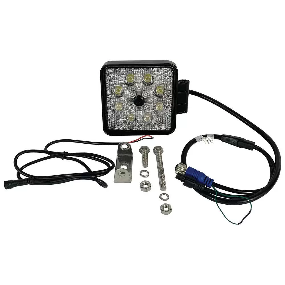 LED Work Light with Integrated Color Camera