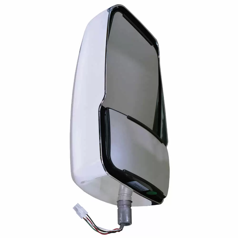 Left 2020 Deluxe Heated Remote / Manual Mirror Head - Driver side - White - Velvac 714589