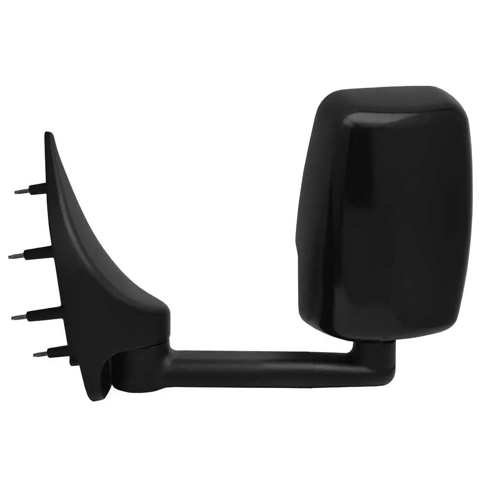 Left 2020 Standard Heated Remote Mirror Assembly with Light for 96" Body Width, Black - Driver side - 03-On Ford E-Series