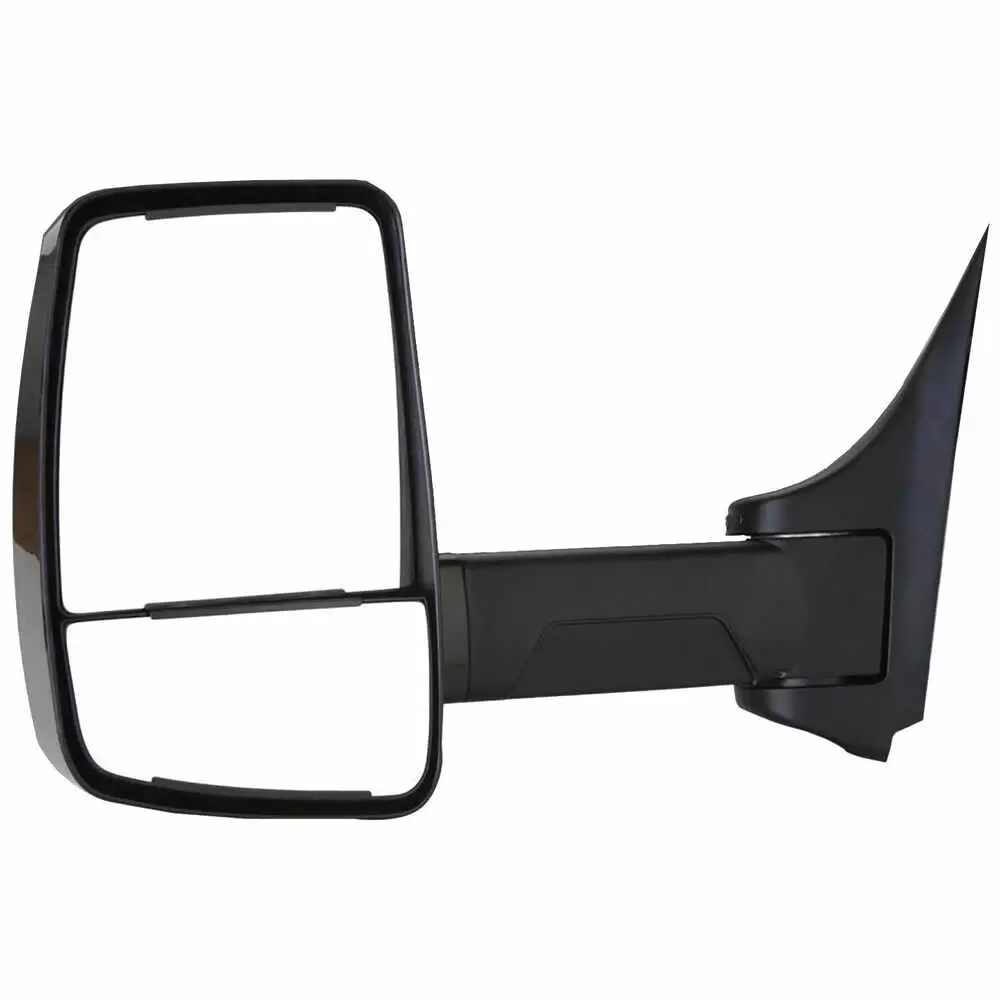 Left 2020XG Deluxe Manual Mirror Assembly for 96" Body Width - Driver side - Black - Fits GM - Velvac 715913