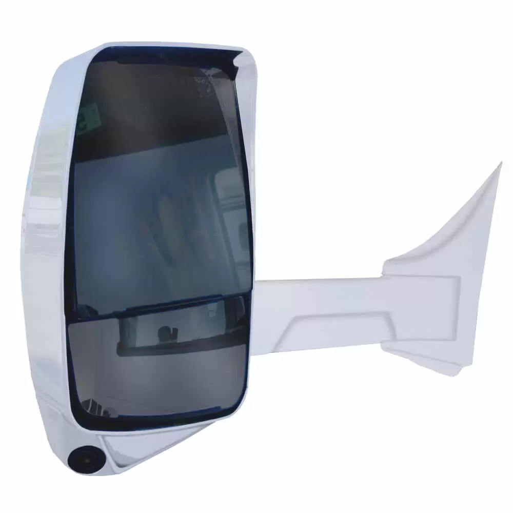 Left 2020XG Heated Remote / Manual Mirror with Blind Spot Camera for 102" Body Width - White - Fits GM - Velvac 718623