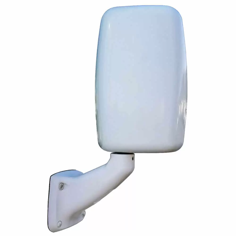 Left 2025 Deluxe Remote / Manual Mirror Assembly - Driver side - White - Velvac 714187