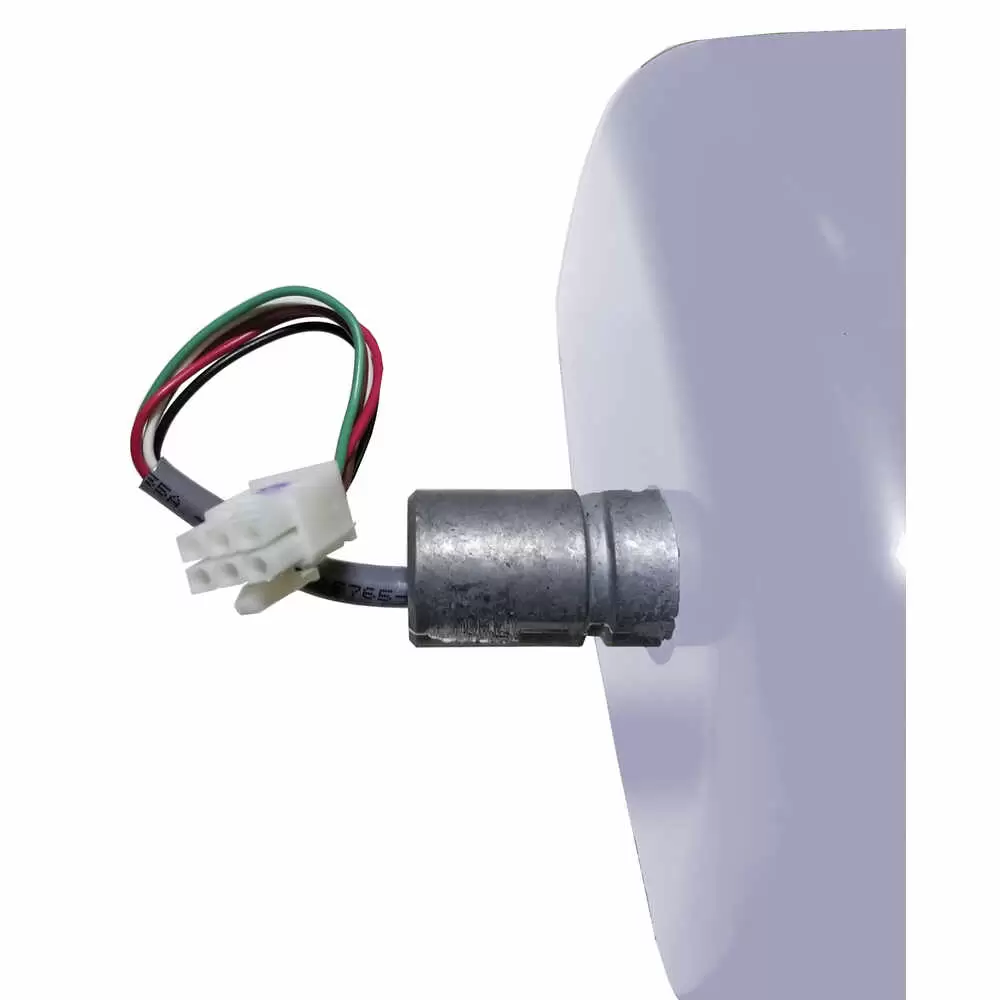 Left Deluxe Heated Remote / Manual Mirror Head - Driver side - Chrome - Velvac 714607