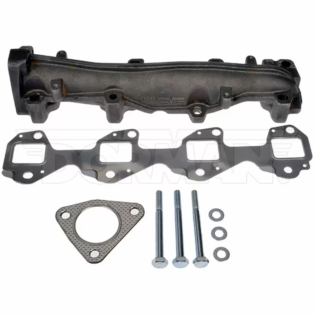 Left Exhaust Manifold with Gasket & Hardware