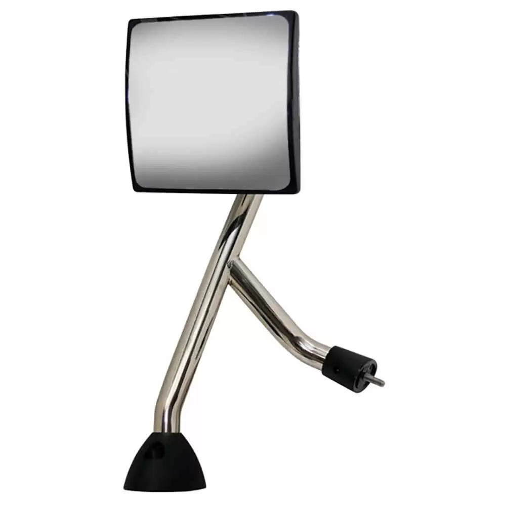 Left Hood Mirror Assembly - Driver side - Chrome- Fits International DuraStar and WorkStar