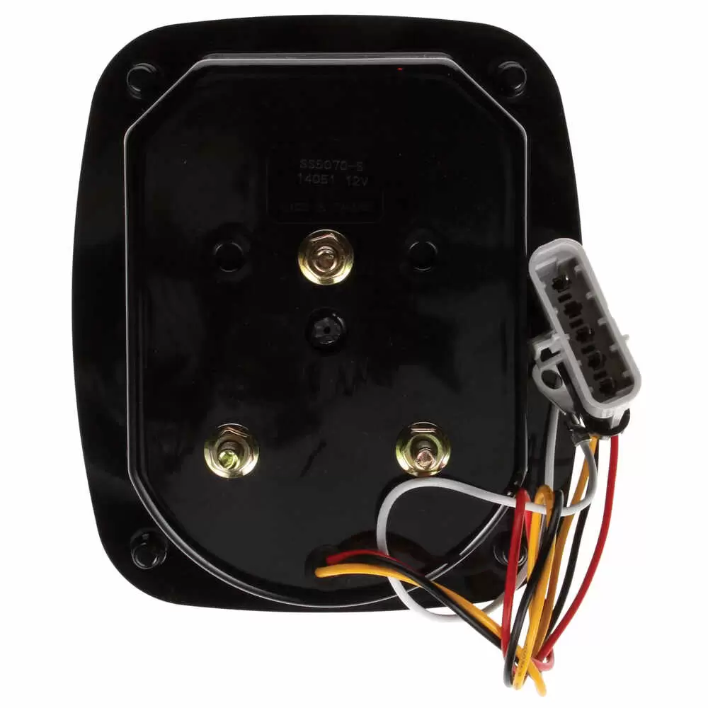 Left LED Stop Tail Turn Box Light Combo with License Light