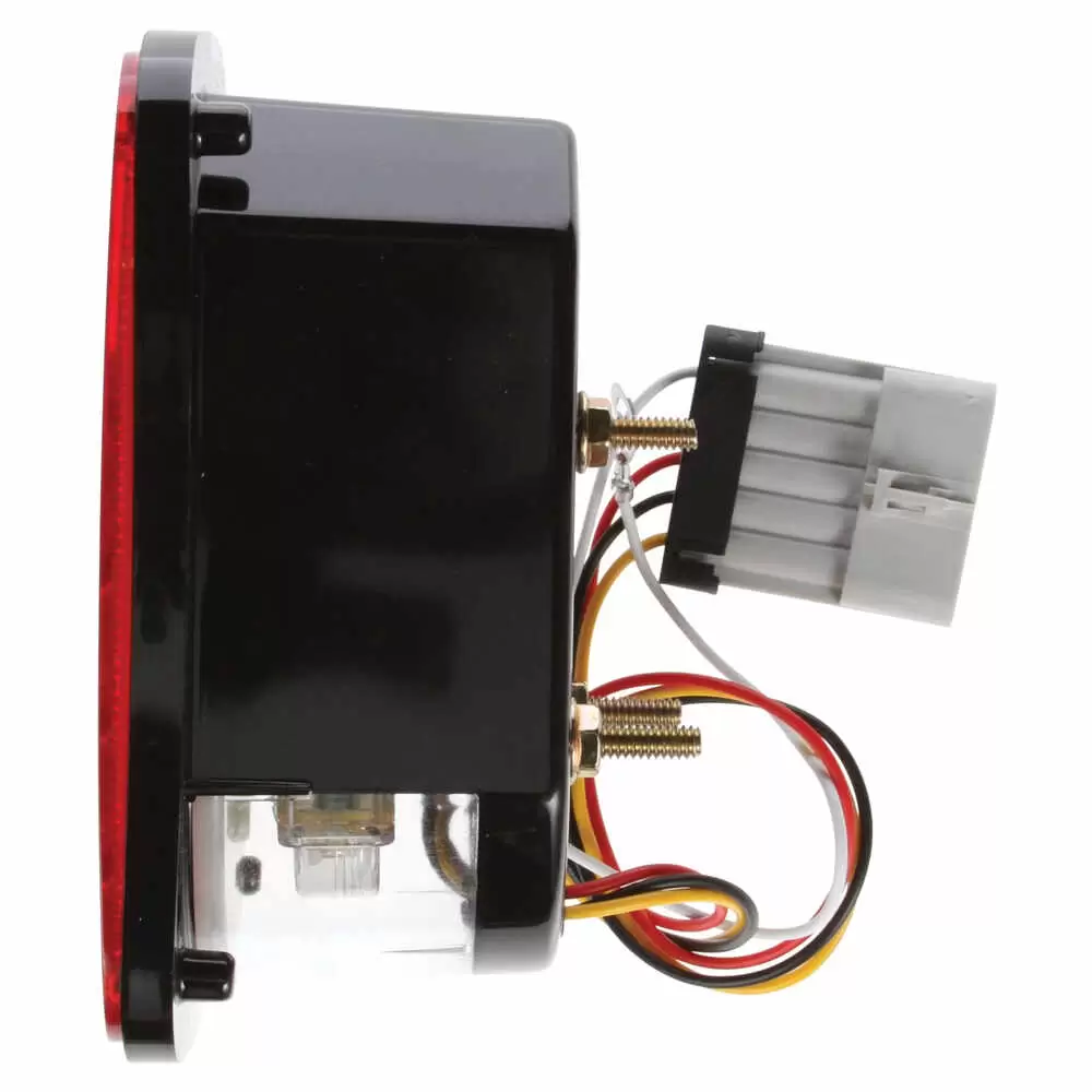 Left LED Stop Tail Turn Box Light Combo with License Light