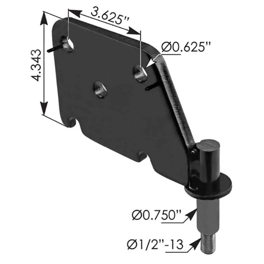 Left Lower Shock Bracket Spacer - Fits Workhorse