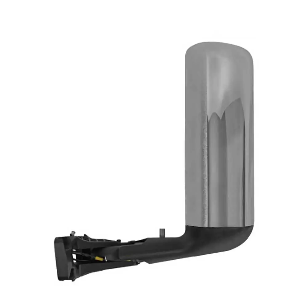 Left Mirror Assembly, Chrome Cover with Amber Tun Signal - Fits International