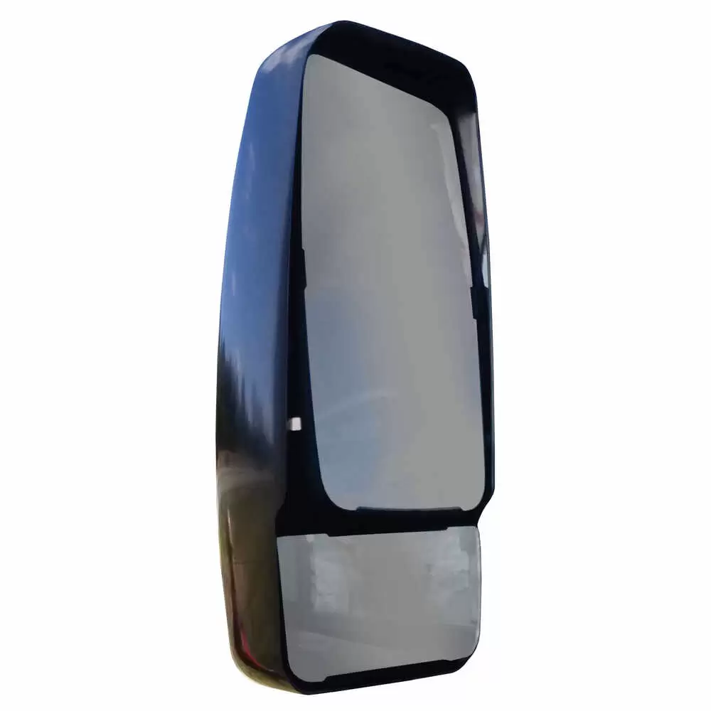 Left Vmax Heated Remote / Manual Mirror Head - Driver side - Black - Velvac 714945