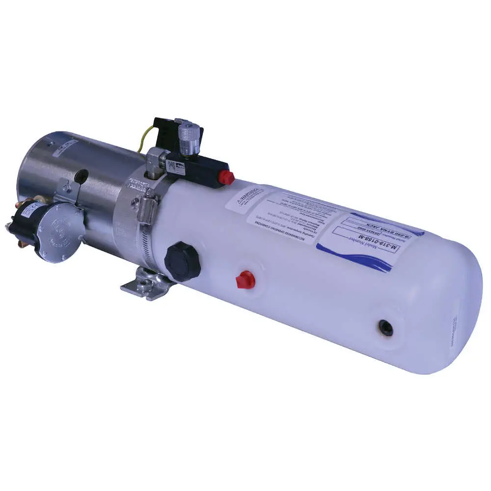Liftgate Power Unit - Power Up/Power Down - 4.5" Dia x 13" Reservoir - Fits Waltco HLF, FSL, & F Series