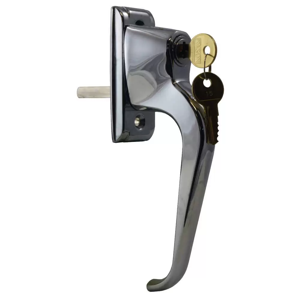 Locking Handle with Push Button Lock - Genuine Kason - fits Todco & Whiting Roll Up Door