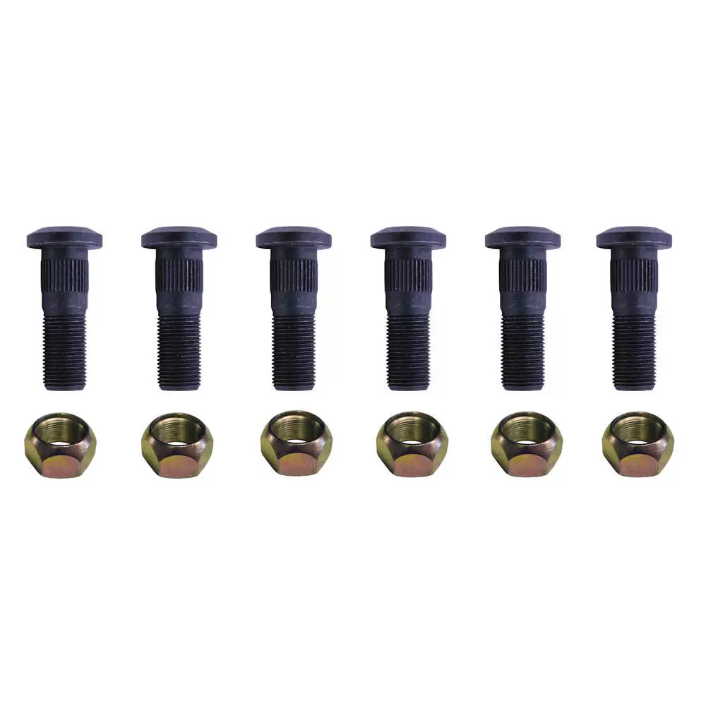 Lug bolts and nuts kit,- 3/4"-16- Fits Freightliner MT35/45/55