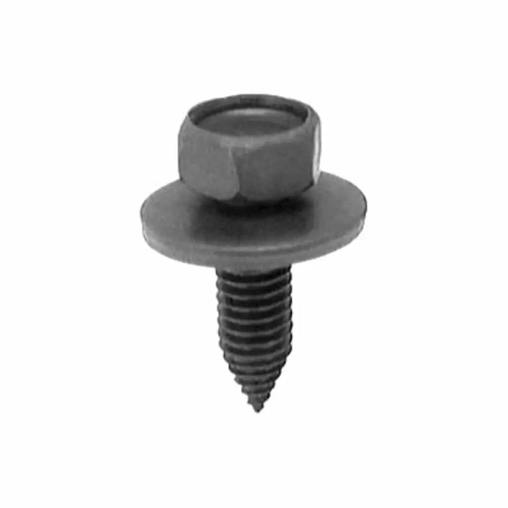 M6-1.0 x 20 mm Hex Head Bolt SEMS 17 mm O.D. - Phosphate - 25 Pieces