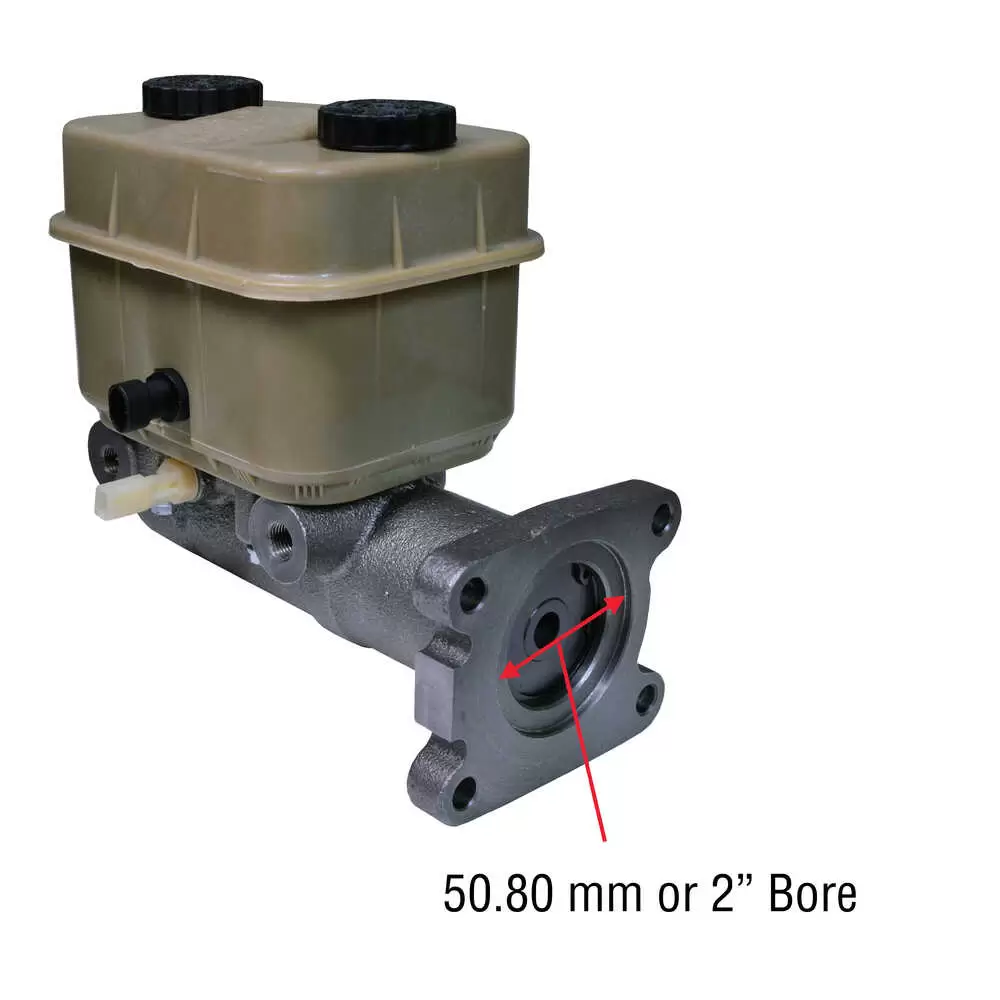 Master Cylinder with 4-3/4" High Reservoir - Fits Freightliner, GM, Workhorse, Ford & IHC