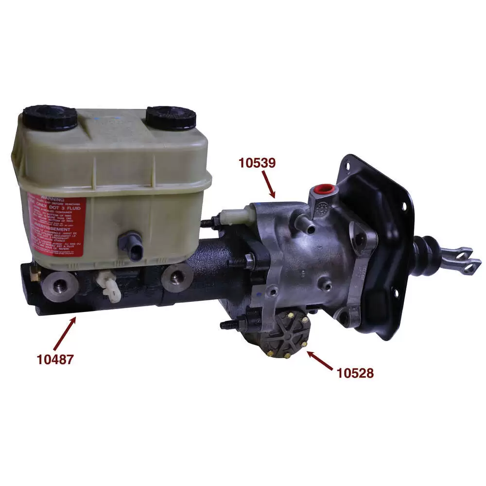 Master Cylinder with 4-3/4" High Reservoir - Fits Freightliner, GM, Workhorse, Ford & IHC