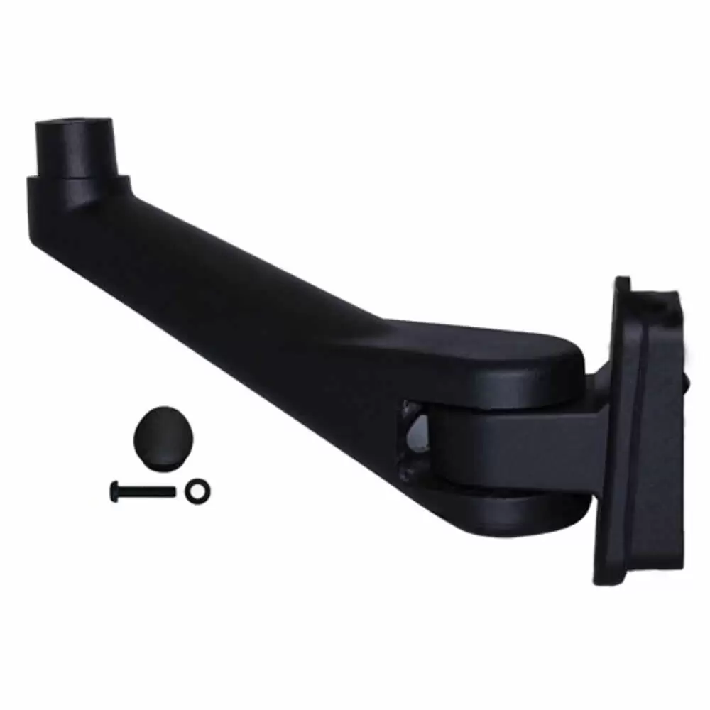 Mirror Arm, Black, Wired for Heat and Motor - Passenger side - Right Side. Fits Chevy Kodiak GMC Topkick